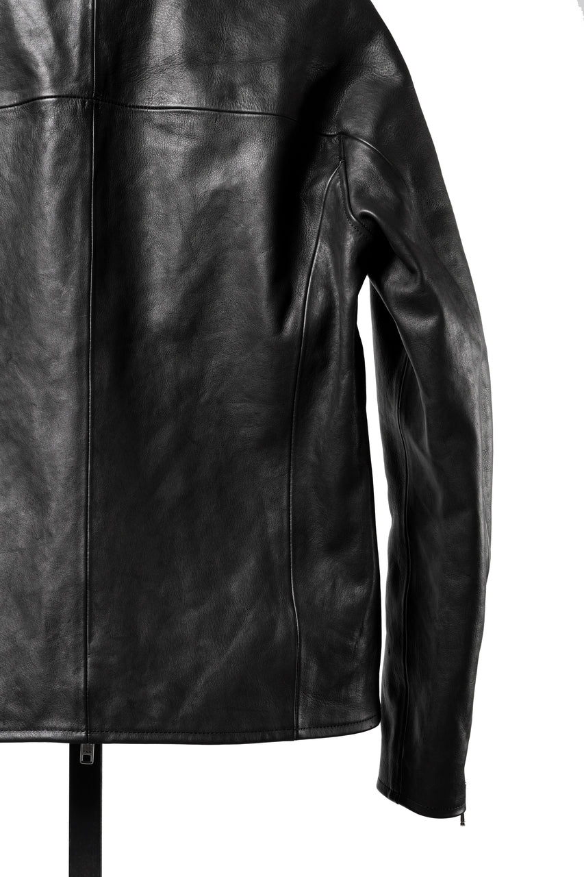 画像をギャラリービューアに読み込む, Portaille exclusive wp001 MOTO JACKET / ROMA SOFT TANNED LEATHER (BLACK)