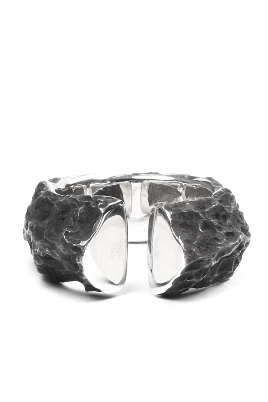 トップス mito Ring Twist Of Fate Stackable Ring with Clear CZ | Sterling silver