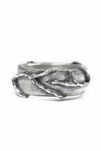 画像をギャラリービューアに読み込む, Node by KUDO SHUJI R-110 EIKO FLAT - STERLING SILVER RING
