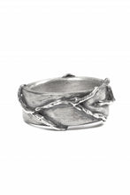 画像をギャラリービューアに読み込む, Node by KUDO SHUJI R-110 EIKO FLAT - STERLING SILVER RING