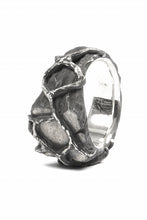 画像をギャラリービューアに読み込む, Node by KUDO SHUJI R-111 EIKO SQUARE - STERLING SILVER RING