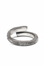 画像をギャラリービューアに読み込む, Node by KUDO SHUJI R-115 WEATHERIN NARROW - STERLING SILVER RING