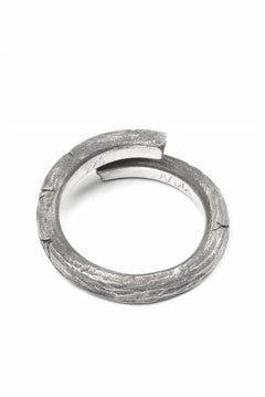 画像をギャラリービューアに読み込む, Node by KUDO SHUJI R-115 WEATHERIN NARROW - STERLING SILVER RING