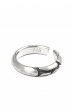 画像をギャラリービューアに読み込む, Node by KUDO SHUJI R-114 CRACKS - STERLING SILVER RING