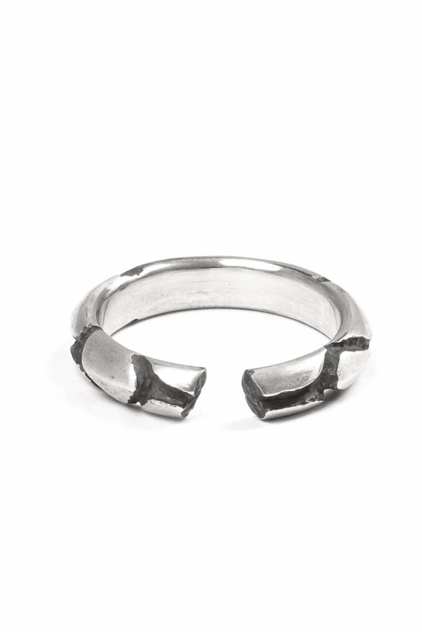 画像をギャラリービューアに読み込む, Node by KUDO SHUJI R-114 CRACKS - STERLING SILVER RING