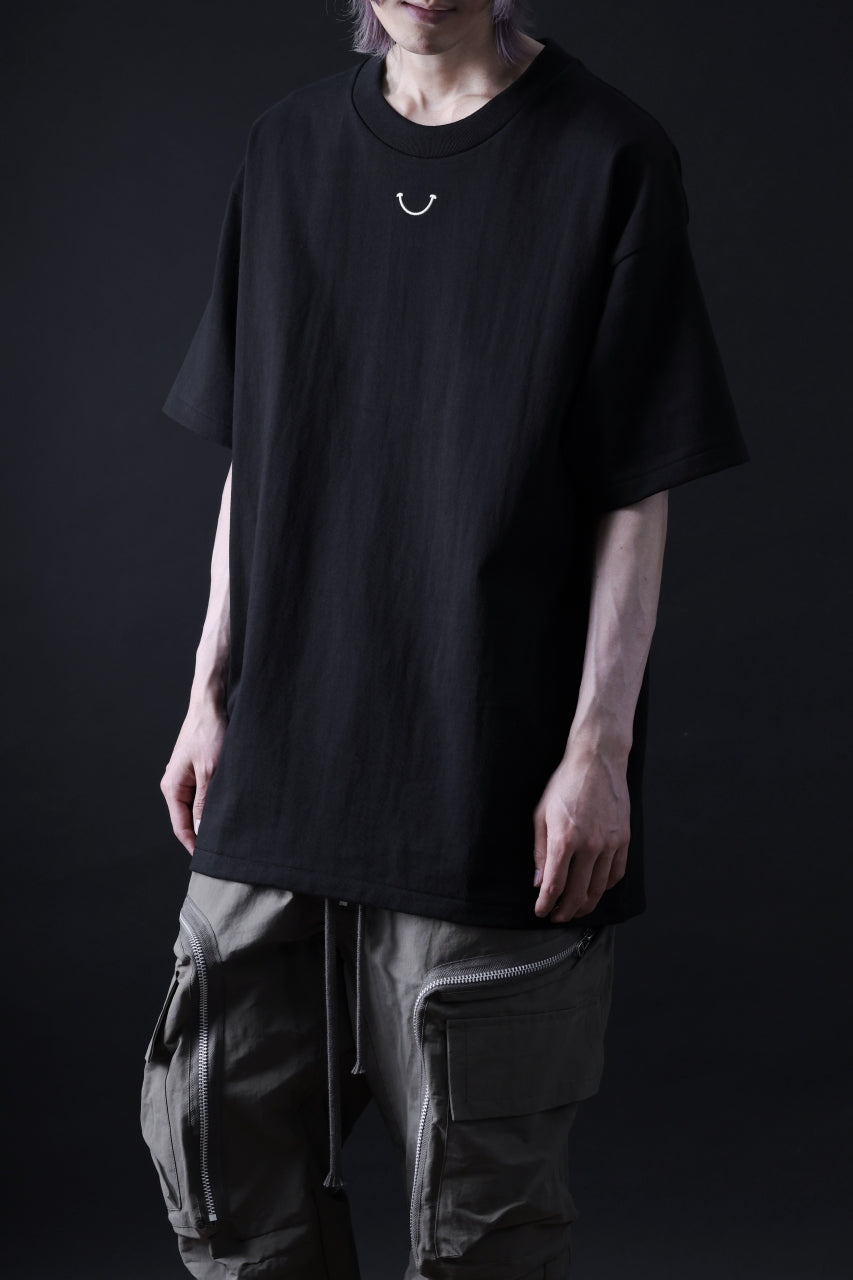 READYMADE SMILE & LOGO SHORT SLEEVE T-SHIRT (BLACK)