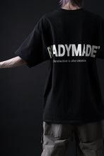 画像をギャラリービューアに読み込む, READYMADE SMILE &amp; LOGO SHORT SLEEVE T-SHIRT (BLACK)