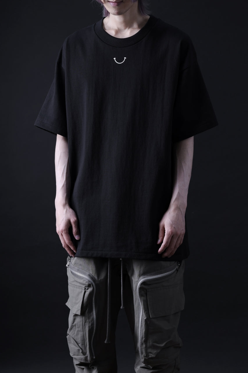 READYMADE SMILE & LOGO SHORT SLEEVE T-SHIRT (BLACK)