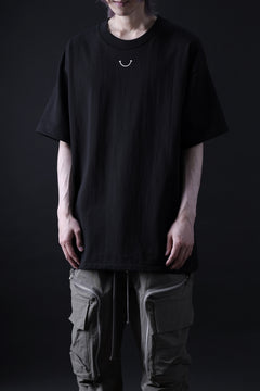 画像をギャラリービューアに読み込む, READYMADE SMILE &amp; LOGO SHORT SLEEVE T-SHIRT (BLACK)