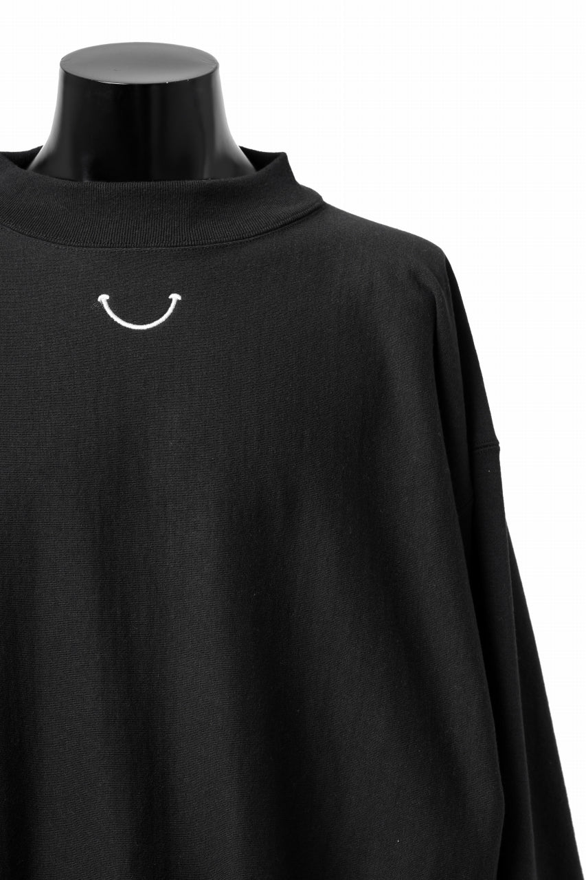 画像をギャラリービューアに読み込む, READYMADE MOCK NECK SWEAT SHIRT (BLACK)