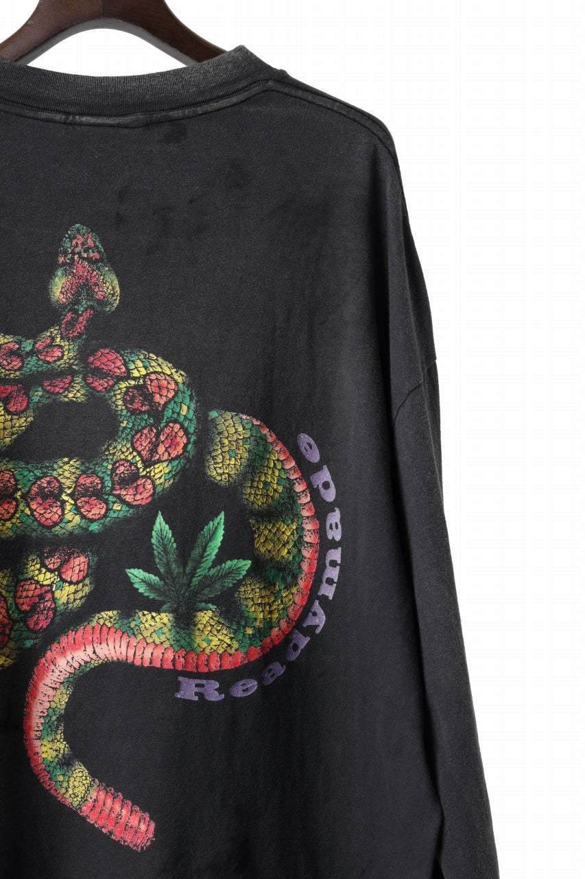 READYMADE L/S T-SHIRT SNAKE (BLACK)