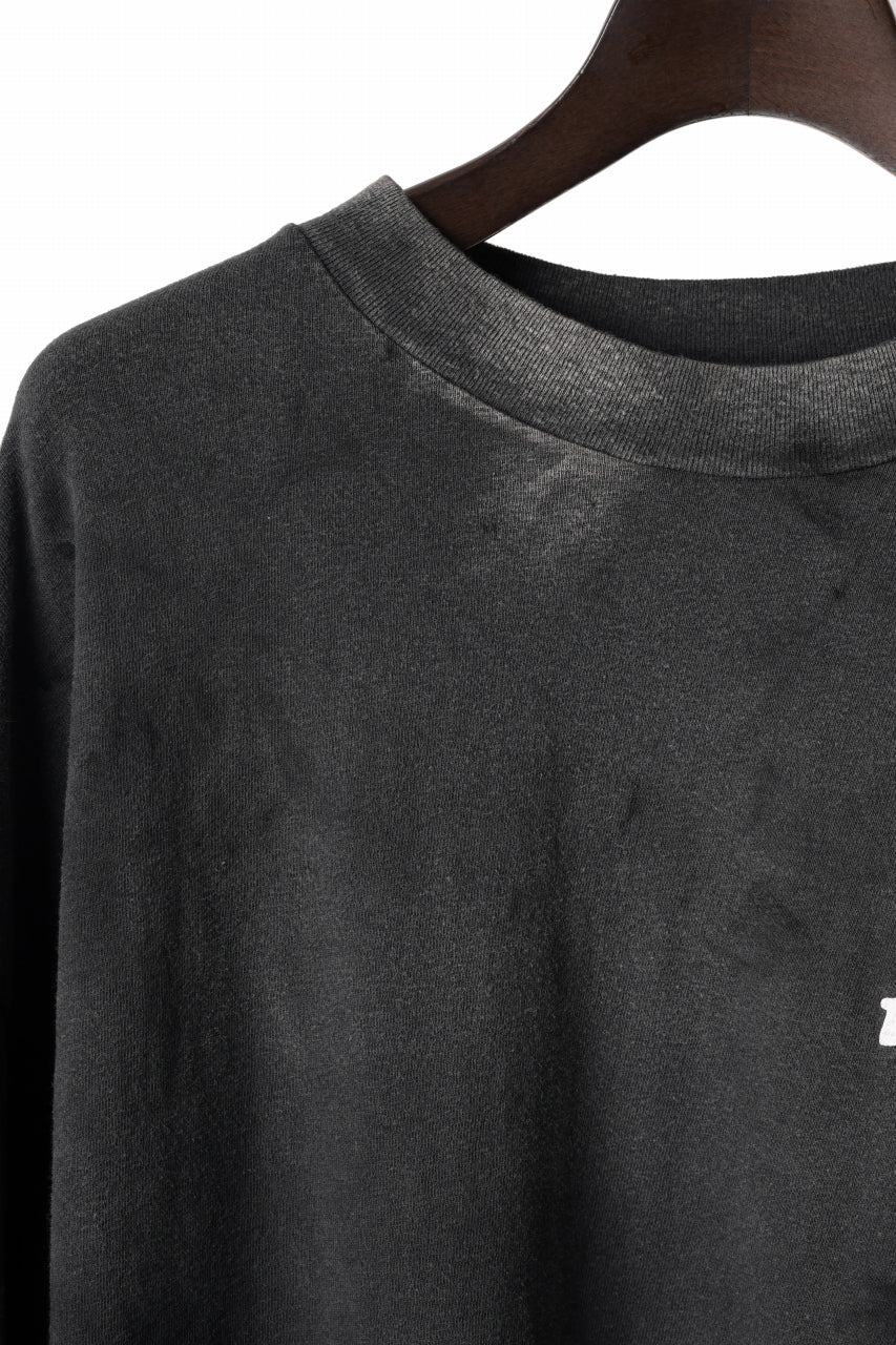 READYMADE L/S T-SHIRT DESTRUCTION (BLACK)