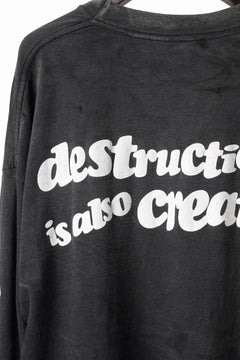 画像をギャラリービューアに読み込む, READYMADE L/S T-SHIRT DESTRUCTION (BLACK)