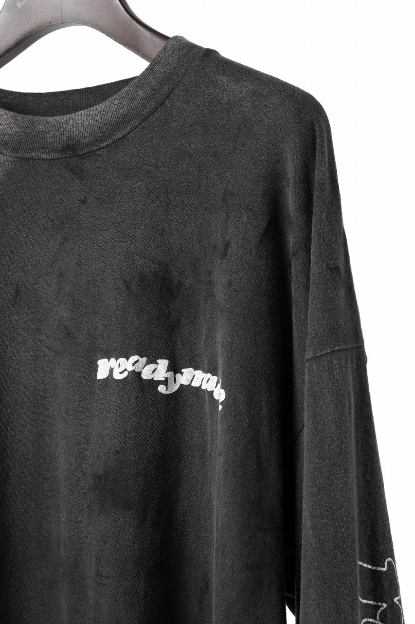 READYMADE L/S T-SHIRT DESTRUCTION (BLACK)