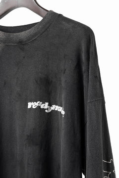 画像をギャラリービューアに読み込む, READYMADE L/S T-SHIRT DESTRUCTION (BLACK)