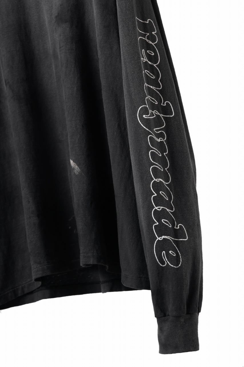 READYMADE L/S T-SHIRT DESTRUCTION (BLACK)