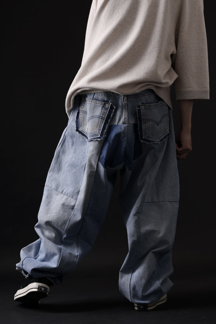 READYMADE DENIM PANTS (WIDE) / (BLUE #B)