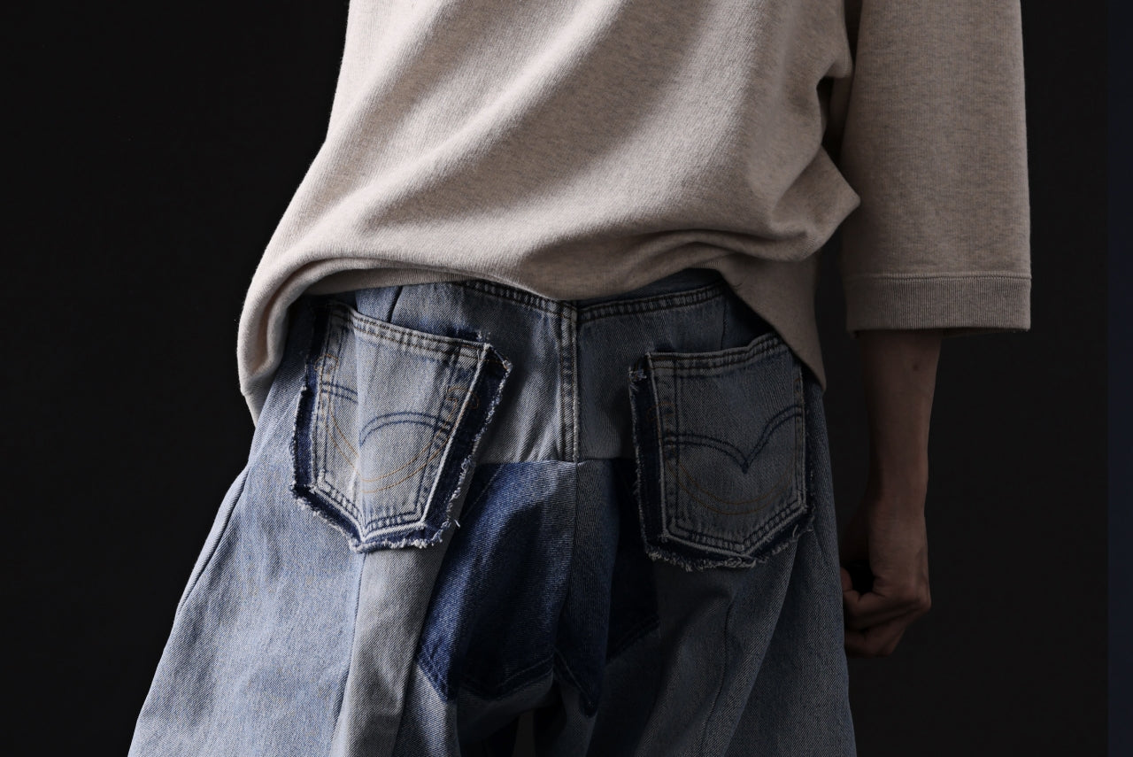 READYMADE DENIM PANTS (WIDE) / (BLUE #B)