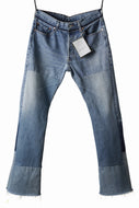 READYMADE DENIM PANTS - FLARE / (BLUE #D)