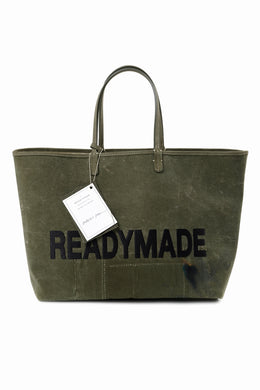 READYMADE DOROTHY BAG LARGE – Remade from Vintage Military Canvas (KHAKI)