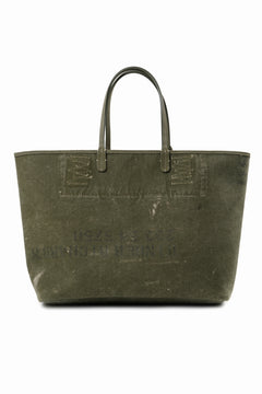 Load image into Gallery viewer, READYMADE DOROTHY BAG LARGE – Remade from Vintage Military Canvas (KHAKI)