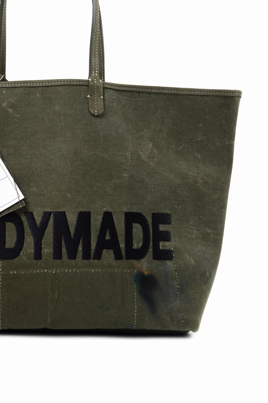 Load image into Gallery viewer, READYMADE DOROTHY BAG LARGE – Remade from Vintage Military Canvas (KHAKI)
