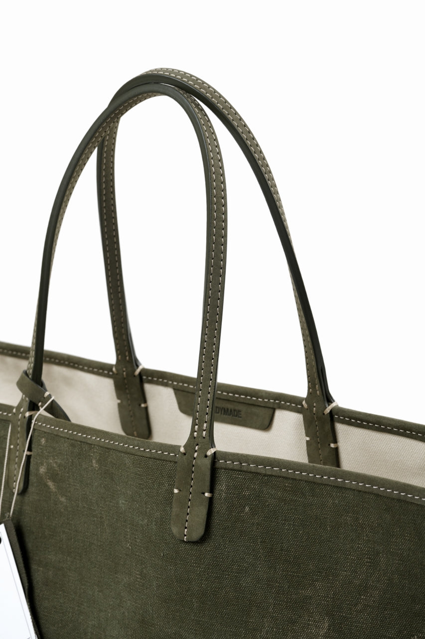 Load image into Gallery viewer, READYMADE DOROTHY BAG LARGE – Remade from Vintage Military Canvas (KHAKI)