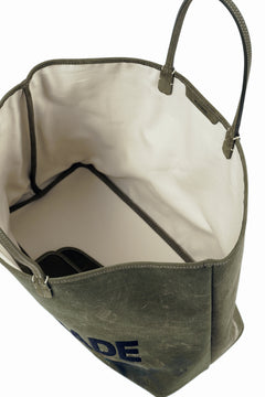 Load image into Gallery viewer, READYMADE DOROTHY BAG LARGE – Remade from Vintage Military Canvas (KHAKI)