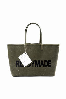 READYMADE DOROTHY BAG LARGE – Remade from Vintage Military Canvas (KHAKI)
