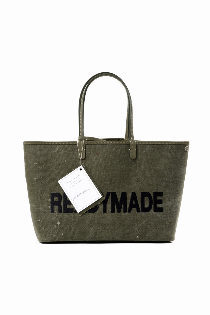 Load image into Gallery viewer, READYMADE DOROTHY BAG LARGE – Remade from Vintage Military Canvas (KHAKI)