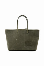 Load image into Gallery viewer, READYMADE DOROTHY BAG LARGE – Remade from Vintage Military Canvas (KHAKI)