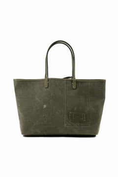 Load image into Gallery viewer, READYMADE DOROTHY BAG LARGE – Remade from Vintage Military Canvas (KHAKI)