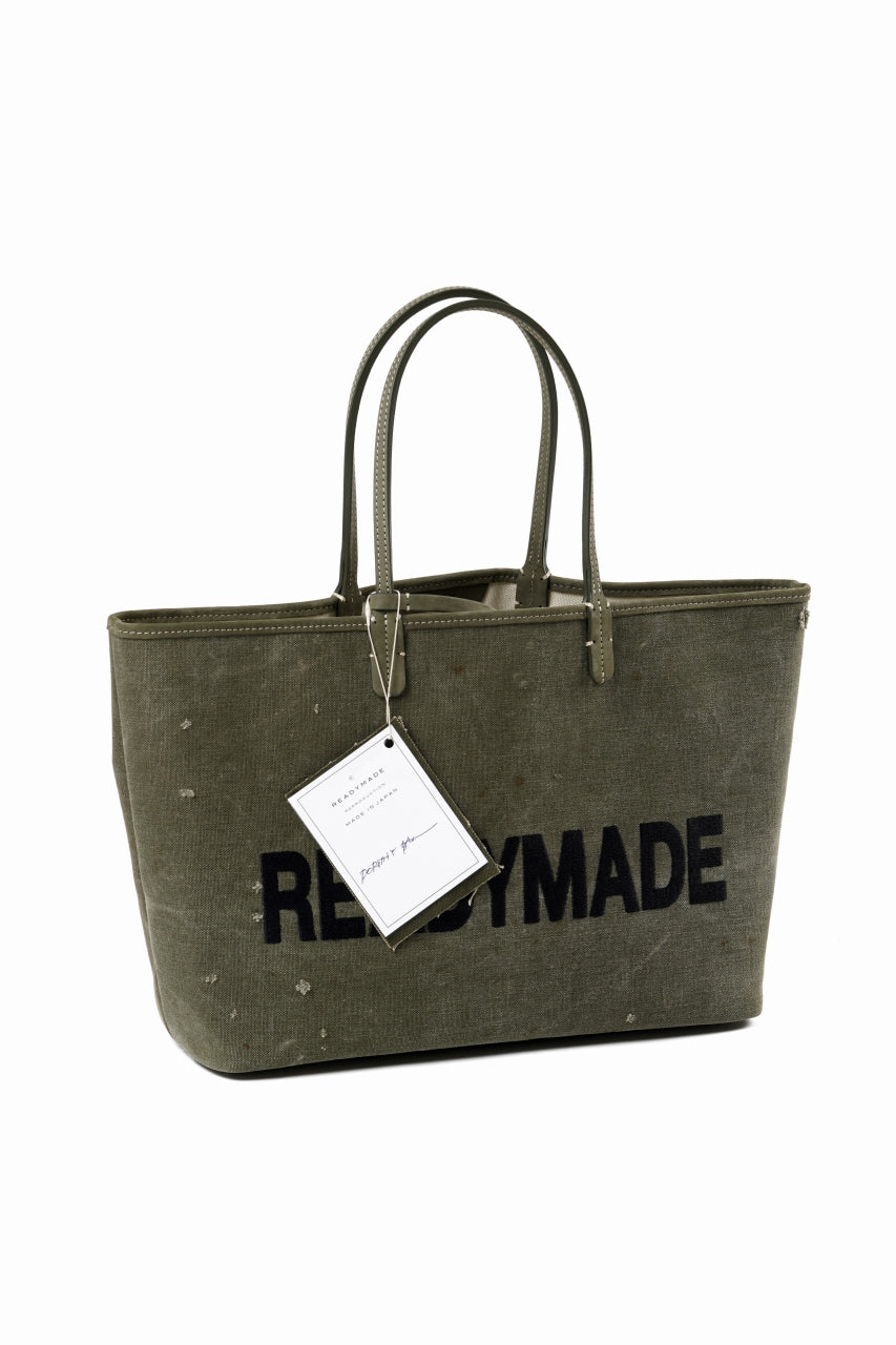 Load image into Gallery viewer, READYMADE DOROTHY BAG LARGE – Remade from Vintage Military Canvas (KHAKI)
