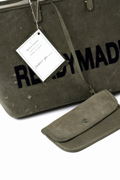 Load image into Gallery viewer, READYMADE DOROTHY BAG LARGE – Remade from Vintage Military Canvas (KHAKI)