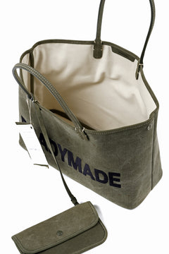 Load image into Gallery viewer, READYMADE DOROTHY BAG LARGE – Remade from Vintage Military Canvas (KHAKI)
