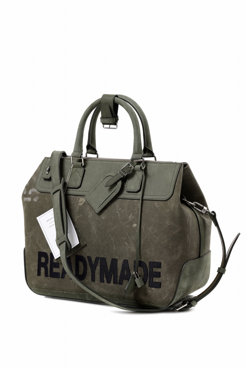 Load image into Gallery viewer, READYMADE GYM BAG LARGE (KHAKI #A)