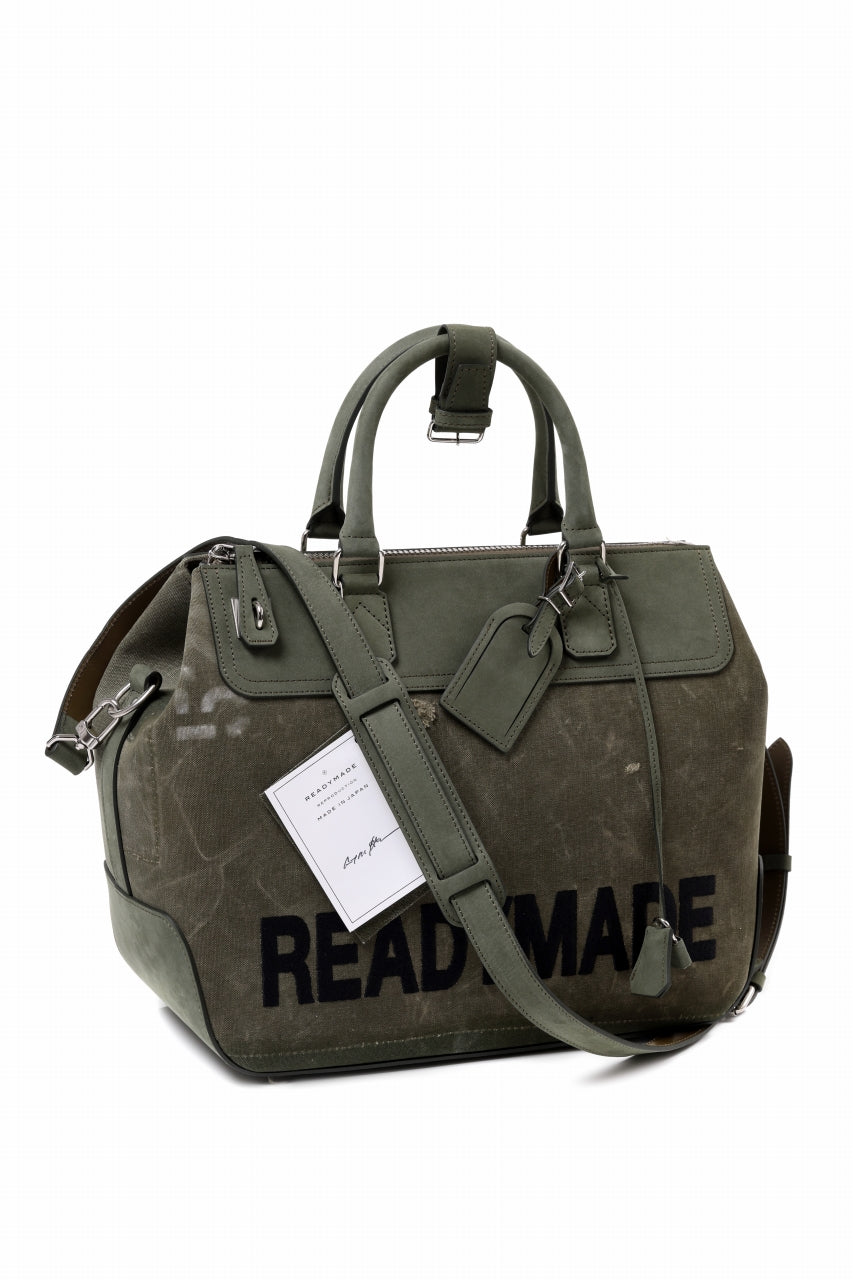 Load image into Gallery viewer, READYMADE GYM BAG LARGE (KHAKI #A)