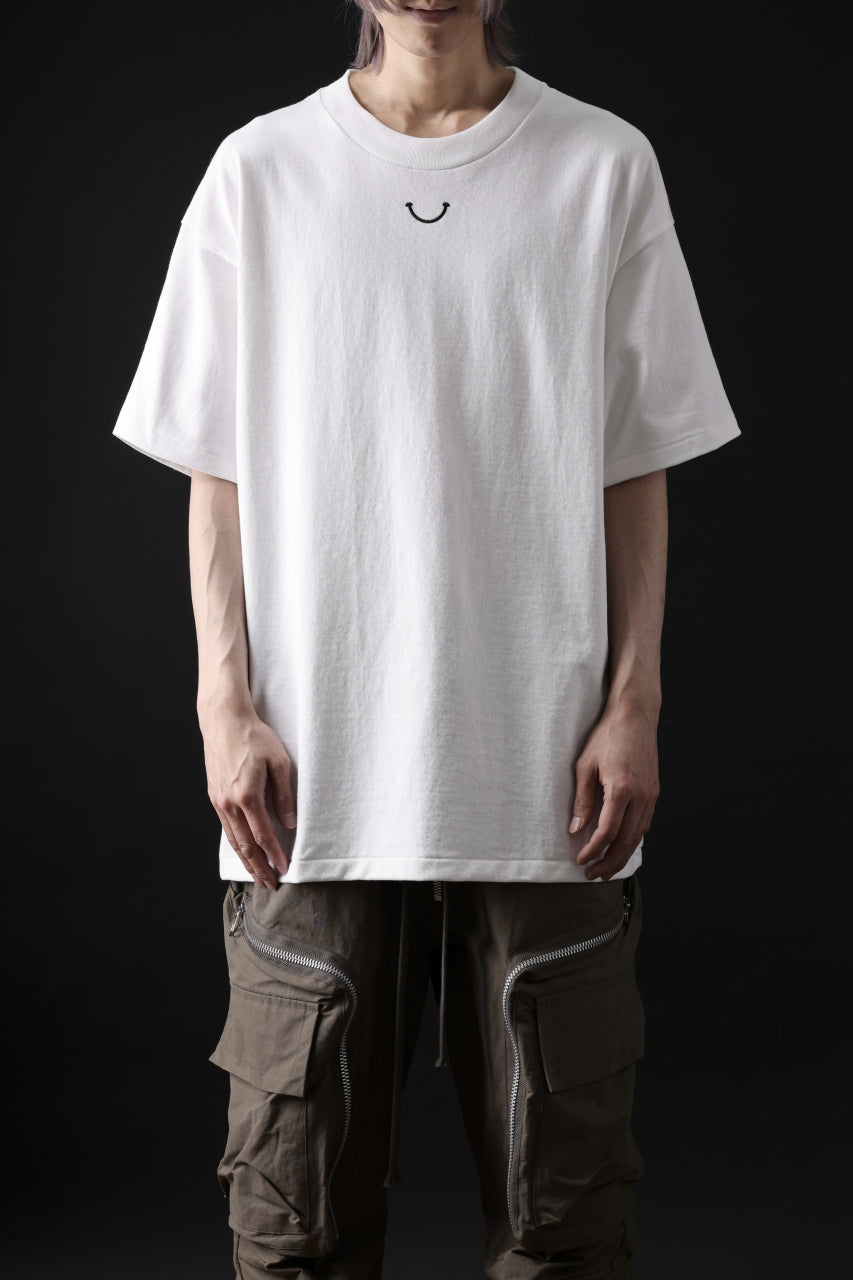 READYMADE SMILE & LOGO SHORT SLEEVE T-SHIRT (WHITE)