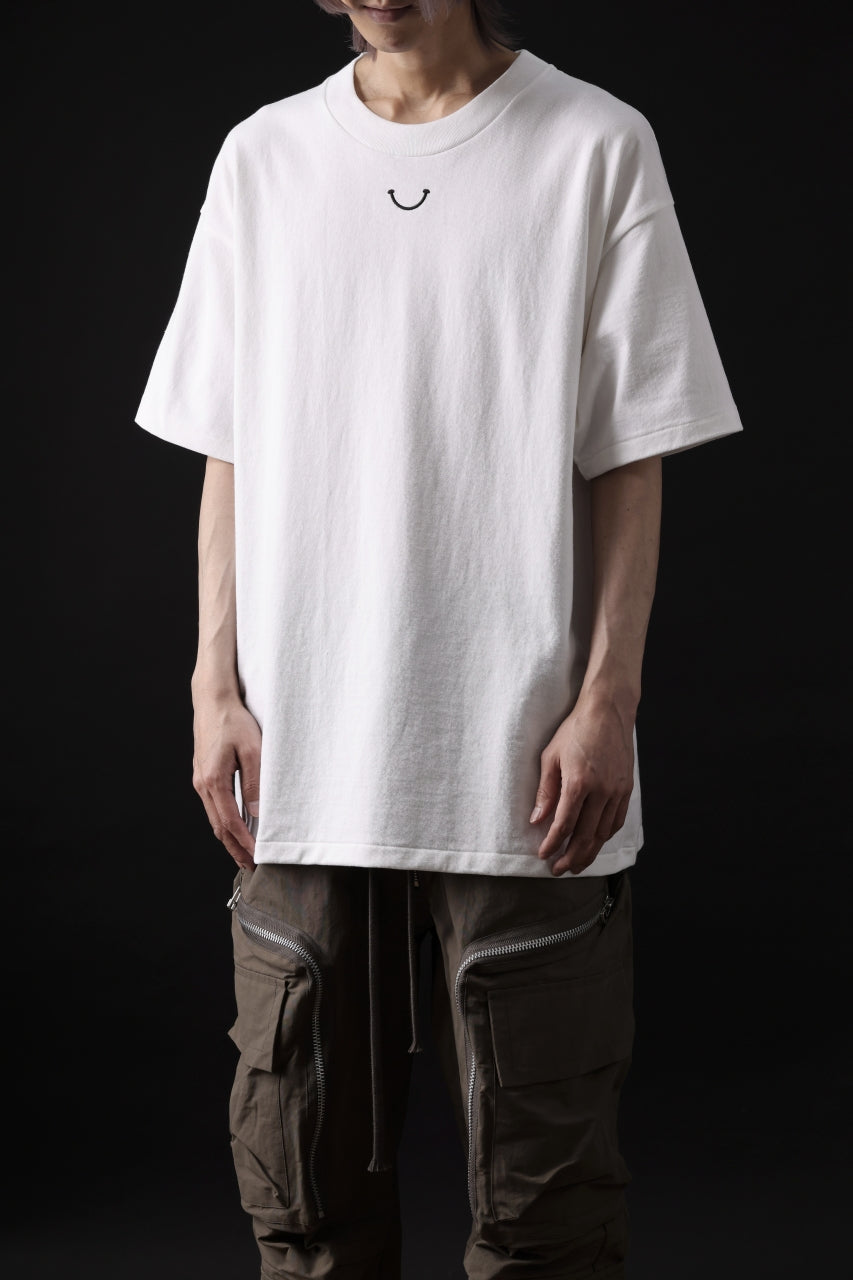 READYMADE SMILE & LOGO SHORT SLEEVE T-SHIRT (WHITE)