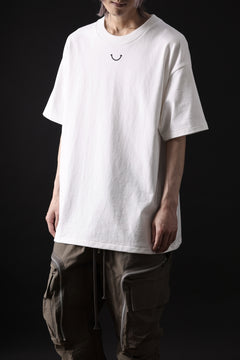 画像をギャラリービューアに読み込む, READYMADE SMILE &amp; LOGO SHORT SLEEVE T-SHIRT (WHITE)