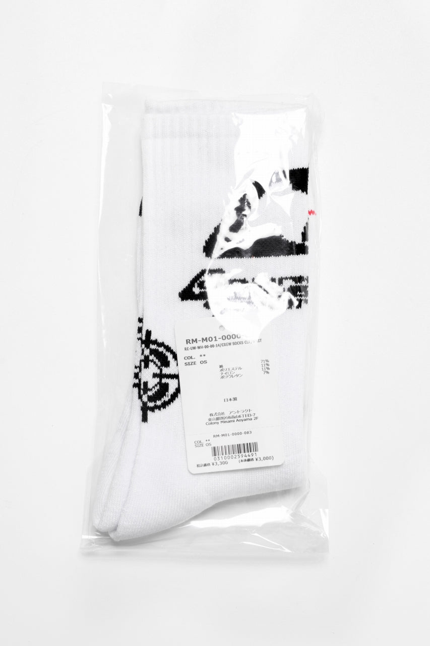 画像をギャラリービューアに読み込む, READYMADE CREW SOCKS CLF (WHITE)