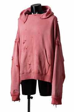 画像をギャラリービューアに読み込む, READYMADE GRUNGE DOUBLE FACE HOODIE (RED)