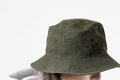 画像をギャラリービューアに読み込む, READYMADE x Dr.WOO BUCKET HAT TATOO (KHAKI)