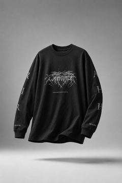 画像をギャラリービューアに読み込む, F/CE. RE WRECONIZE LONG SLEEVE T-SHIRT (BLACK)