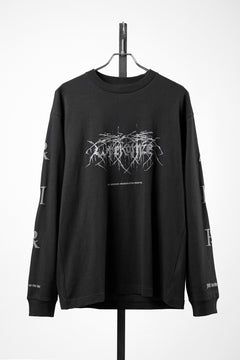 画像をギャラリービューアに読み込む, F/CE. RE WRECONIZE LONG SLEEVE T-SHIRT (BLACK)