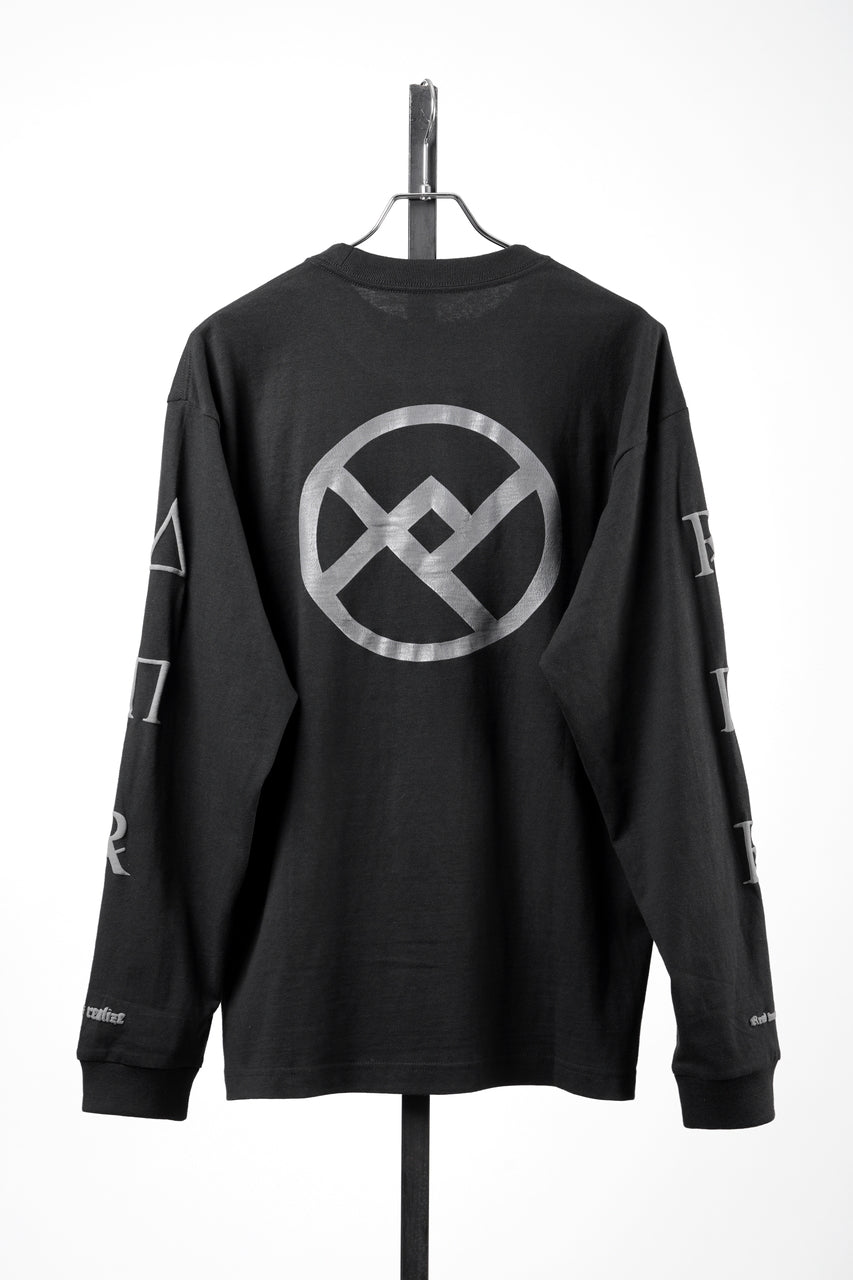 画像をギャラリービューアに読み込む, F/CE. RE WRECONIZE LONG SLEEVE T-SHIRT (BLACK)