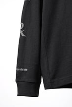 画像をギャラリービューアに読み込む, F/CE. RE WRECONIZE LONG SLEEVE T-SHIRT (BLACK)