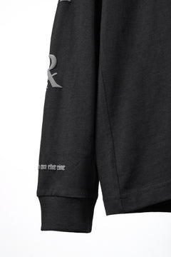画像をギャラリービューアに読み込む, F/CE. RE WRECONIZE LONG SLEEVE T-SHIRT (BLACK)
