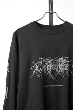 画像をギャラリービューアに読み込む, F/CE. RE WRECONIZE LONG SLEEVE T-SHIRT (BLACK)