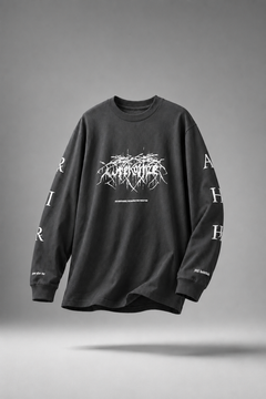 画像をギャラリービューアに読み込む, F/CE. RE WRECONIZE LONG SLEEVE T-SHIRT (CHARCOAL)